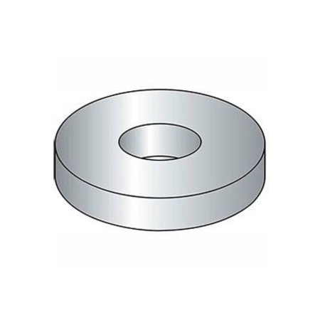 TITAN FASTENERS 1/4in Flat Washer - USS - 5/16in I.D. - .051/.08in Thick - Steel - Plain - Grade 8 - Pkg of 100 CDD04